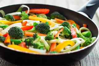 Low Fat Grilled Chicken & Vegetable Stir-Fry