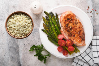 Grilled Chicken With Quinoa & Roasted Vegetables